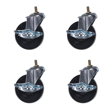 Petedge Petedge ZW54044 Optional Wheels for PS SS Modular Cage 4/Set ZW54044